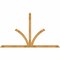 Ekena Millwork Richland Rough Sawn Timber Gable Bracket, Western Red Cedar, 108"W x 63"H x 2"D x 4"F, 14/12 Pitch GBW108X63X0204RIC00RWR - alternate 1